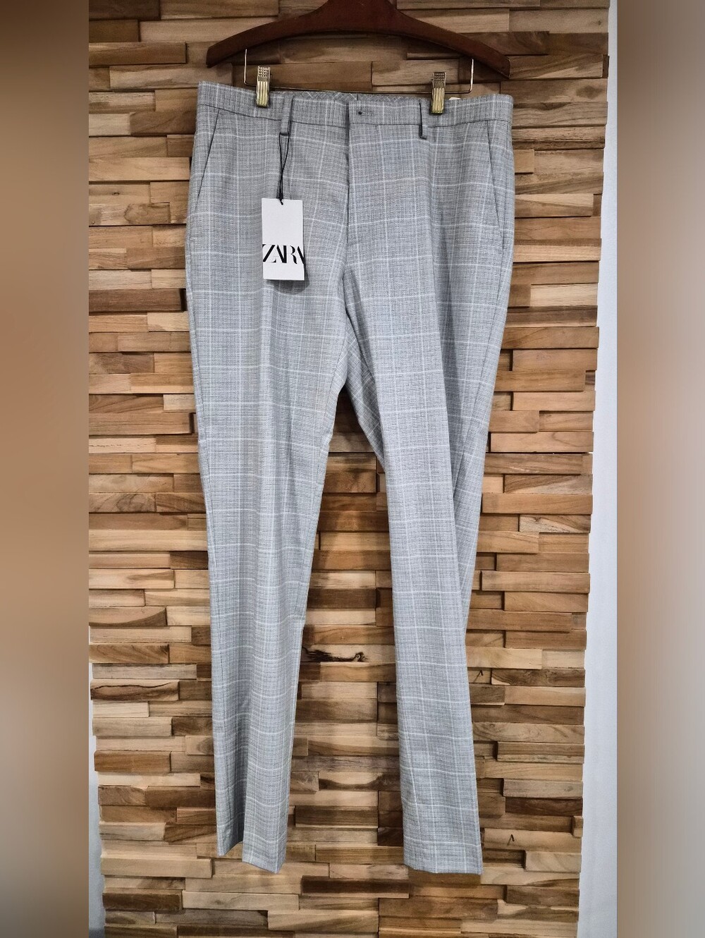 Zara Men's Gray Glen Plaid Suit Jacket & Pants - New With Tags - Picture 3 of 7